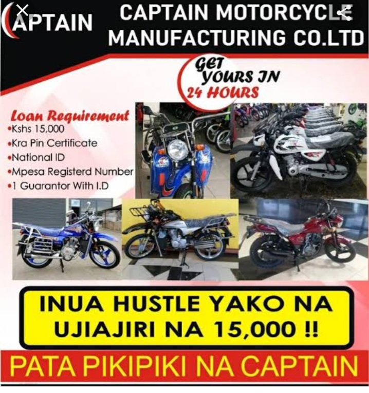 CAPTAIN MOTORCYCLES KERUGOYA Contacts Career Services Products